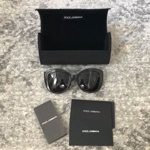 Dolce & Gabbana DG4233 2857/87 Cat Eye Sunglasses